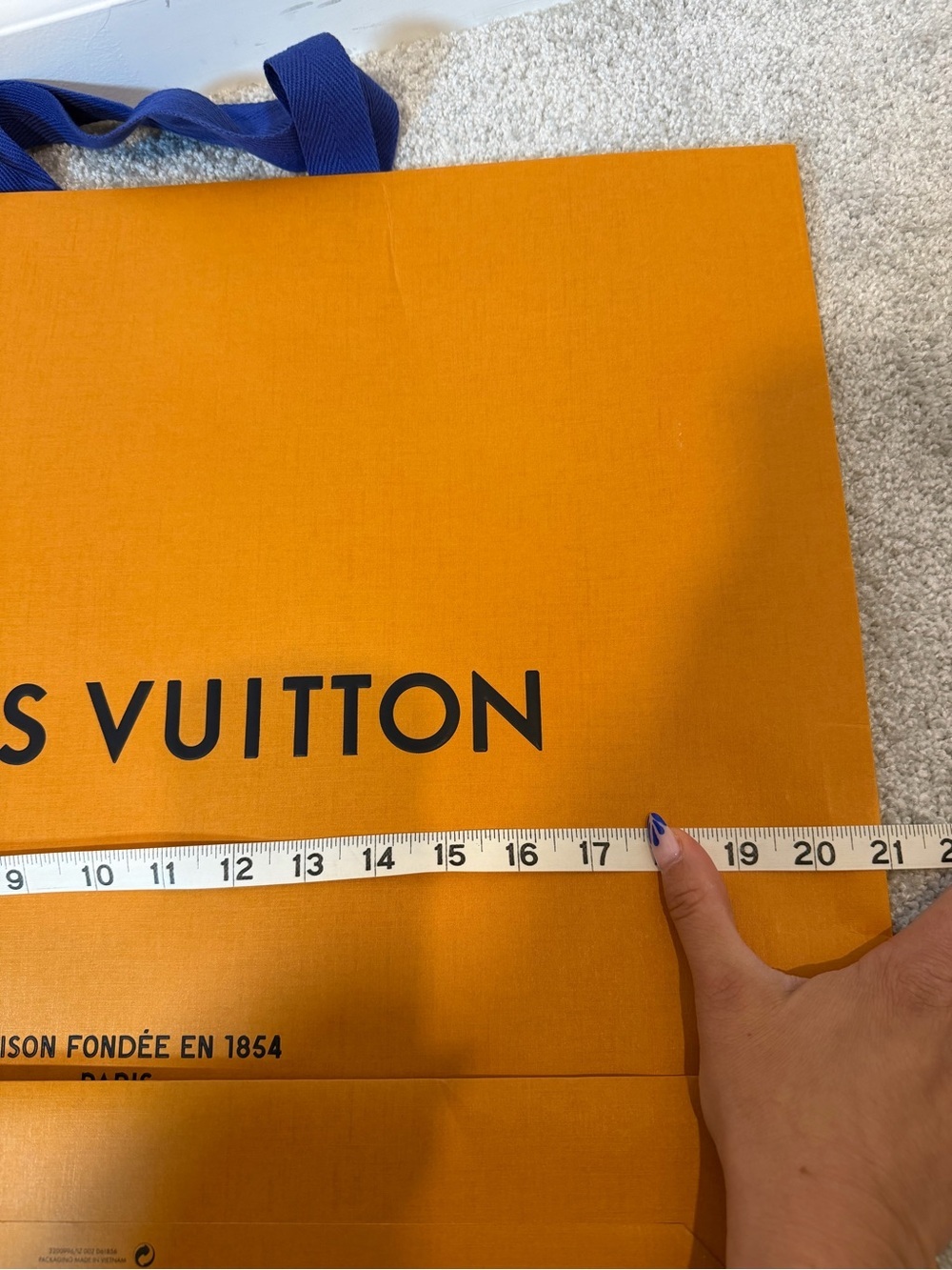 Louis Vuitton XXL Authentic Shopping Bag Only - Picture 9 of 10